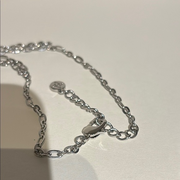 3/$20 Silver Heart Pendant layered Necklace - Picture 6 of 7